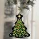 thumbnail image 1 of Adorno de madera navideño 2024 - Colgante personalizado de árbol acrílico para decoración navideña interior y exterior - Decoración del salón y dormitorio del hogar, 1 of 3