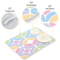 thumbnail image 4 of Iauyy Dish Drying Mat for Kitchen Counter, Super Absorbent & Hanging 16x18 / 18x24 Inch (S/M) High Contrast, 4 of 8