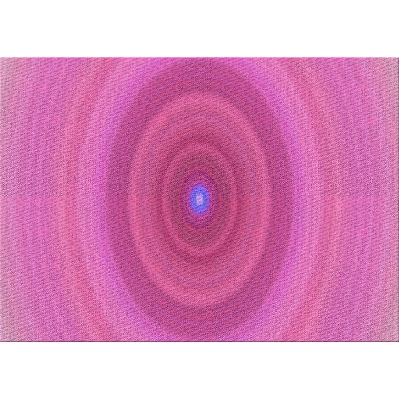 Ahgly Company Indoor Rectangle Patterned DeepPink Area Rugs, 8' x 10'