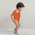 thumbnail image 4 of Daiia A Big Hot Dog Printed Unisex-Baby Short Sleeve Onesies Bodysuits Baby Climbing Clothes Soft and Comfortable Romper with Expandable Shoulder Design-12 Months, 4 of 8