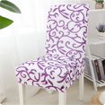 thumbnail image 1 of Housse de Chaise Extensible Imprimée Siamoise Simple pour Chaise de Salle à Manger, 1 of 7