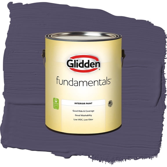 Glidden Fundamentals Magic Spell / Purple, Eggshell Interior Paint, 1 Gallon