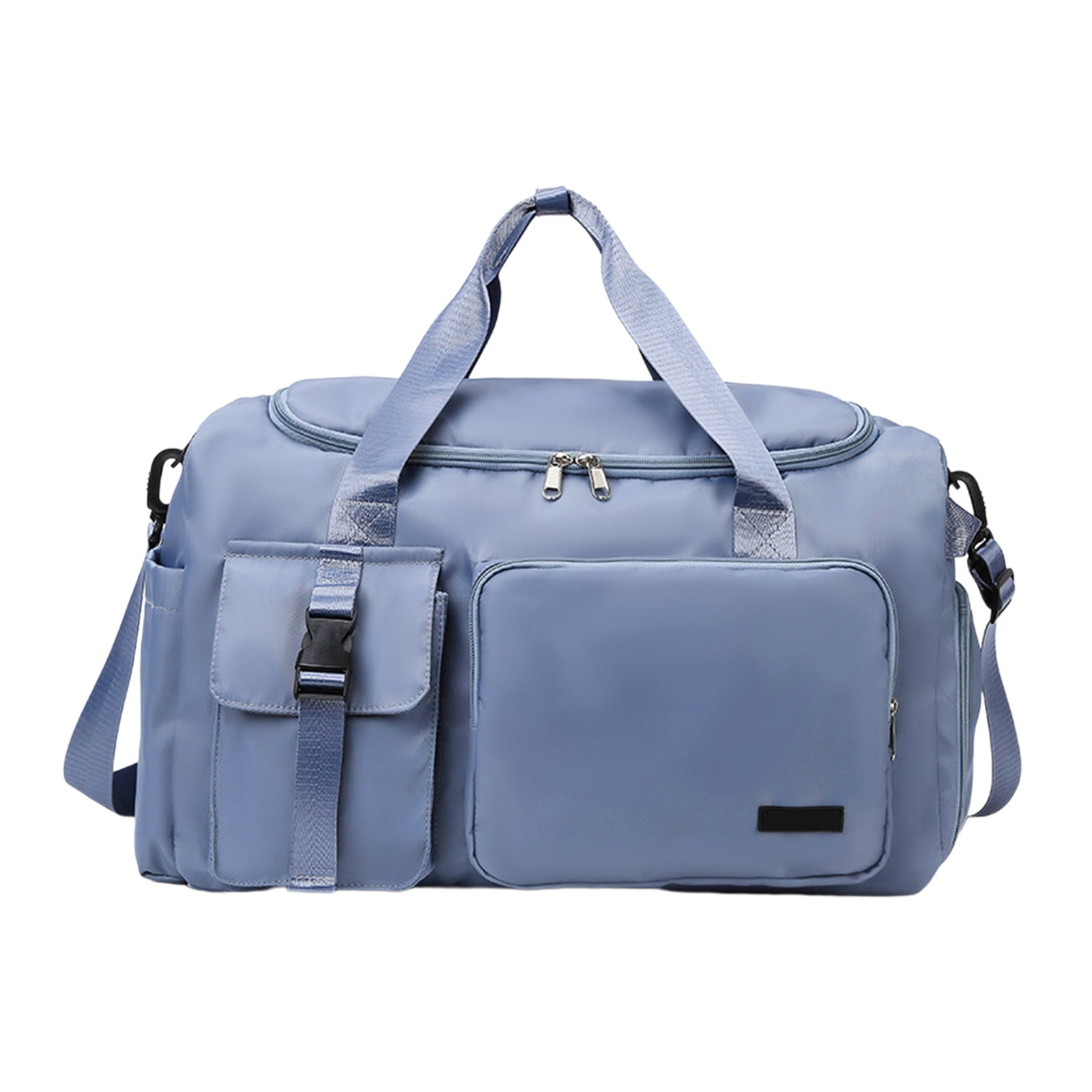 Large Capacity Gym Duffle Bag for Women - Lightweight Sports Travel Duffel for Workout, Training, Weekend Trip & Travel, Blue