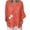 Orange##1, variant on Jsaierl Womens Tops 3/4 Length Sleeves Summer Cute V Neck T Shirts Graphic Elegant Tunic Blouses Three Quarter Sleeve Tee 2024
