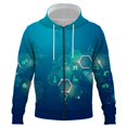 thumbnail image 1 of Sudadera con capucha y cremallera de moda con imagen inteligente de IA en 3D para hombre y mujer, sudadera con estampado 3D, jersey informal para niños, 1 of 6