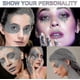 thumbnail image 2 of Body Glitter Gel, Glitter Holographic Chunky Gel, Glitter Liquid Eyeshadow Makeup, Mermaid Sequins Body Glitter, 2 of 5