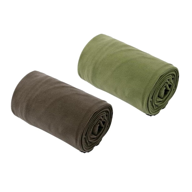 2x Manta para acampar Sunnimix Saco de dormir de lana suave Portátil Ligero Cálido gris