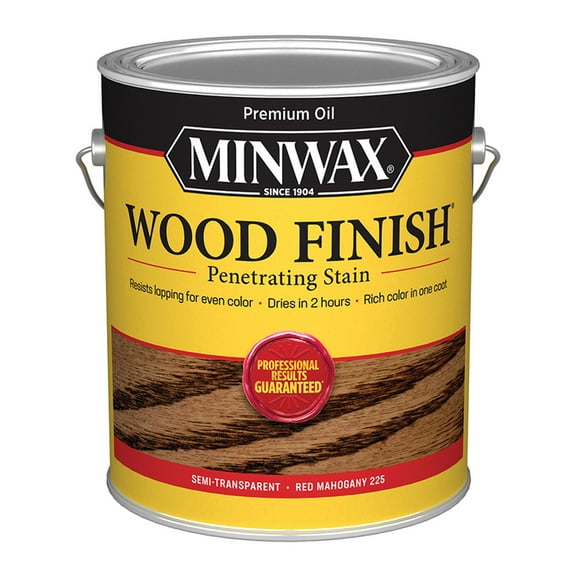 2-Pack of 1 gal Minwax 71007 Red Mahogany Wood Finish Penetrating Oil-Based Wood Stain
