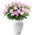 thumbnail image 4 of Clearance! Artificial Flowers for Outdoors Impatiens Flowers Bouquet Decorations Faux Plants for Spring Summer Garden Porch Patio Window Box Balcony Home, 4 of 9