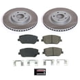 thumbnail image 2 of PowerStop Front Semi-Coated Rotor and Low-Dust Ceramic Brake Pad Kit SC8309, 2 of 3