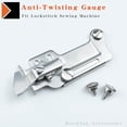thumbnail image 2 of Anti-Twisting Gauge Fit All Industrial Single  Needle Lockstitch Sewing Machine Fabric Guide Tools Avoid Crimping  Accessories, 2 of 6