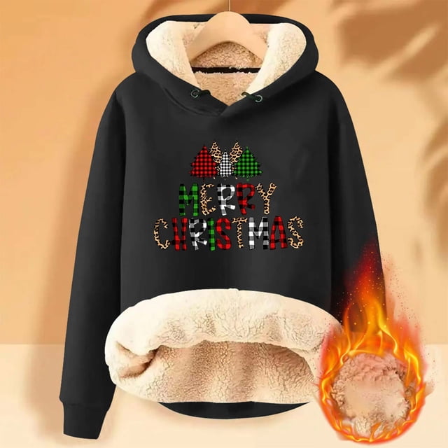 Birdeem Sweat à Capuche d'Hiver Chaud pour Femmes avec Poche Manches Longues