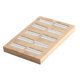 thumbnail image 2 of Vitrina de madera para joyas con cajón y acolchado de piel sintética, para guardar pendientes. C, 2 of 8