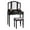 Black, variant on Topbuy Tri Folding Vanity Mirror Makeup Table Set w/4 Drawers & Stool Black