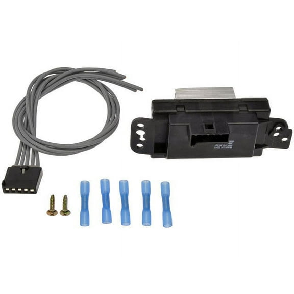 Front HVAC Blower Motor Resistor Kit - Compatible with 2004 - 2013 Chevy Impala 2005 2006 2007 2008 2009 2010 2011 2012