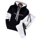 thumbnail image 1 of Chándal de hombre, traje de 2 piezas, sudadera con capucha de manga larga, moda informal de otoño e invierno, ropa deportiva de comercio exterior para correr, 1 of 3
