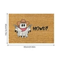 thumbnail image 3 of Felpudo Uanit con diseño de fantasma, vaquero y Halloween, para exteriores, divertido felpudo de calabaza, para baño, entrada, decoración de casa de campo, cocina, suelo, puerta delantera, 3 of 7