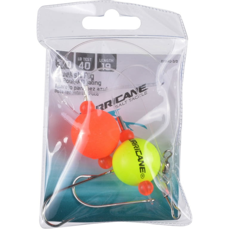 Hurricane Salt Tackle Double Drop Bluefish Fishing Rig 3 0 Hook