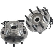 Afa Motors 4WD 4x4 Front Wheel Beairng and Hub Assembly For 2009-2010 Dodge Ram 2500 3500, 2011 Ram 2500 3500 w/ABS w/8 Lug 515122 Pair