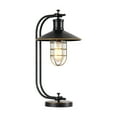 thumbnail image 2 of Warehouse of Tiffany Kyriaki 1-light Black and Gold-tone 11-inch Table Lamp, 2 of 2