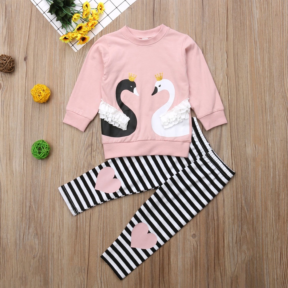 baby girl swan outfit