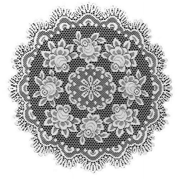 Heritage Lace JM-4200ER Jasmine 42 in. Round Topper, Earth