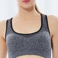 thumbnail image 6 of Women's Sports Bras Traceless Sports Bra With A Beautiful Back Yoga Sleep Fitness Style Underwear Bra Comfortable Bras for Women Black M, 6 of 8