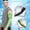 Green, variant on KANG Fashion Unisex Camo Mesh UPF 50+ Ice Silk Arm Sleeves, Breathable Anti- UV Protection Covers for Vacation Outfits, Cycling Driving & Running Summer Outdoor Wear Navy L