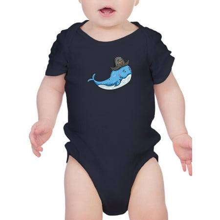 

Cartoon Blue Whale Pirate Hat Bodysuit Infant -Image by Shutterstock 6 Months