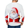 thumbnail image 3 of WXLWZYWL Mens Christmas Jumper Adults Eric Cartman Knitted Sweater Long Sleeve Casual Santa Print Funny Ugly Tees Xmas Party T Shirts, 3 of 5