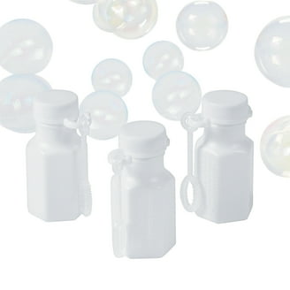 Rhode Island Novelty Tropical Fish Bubble Bottles - Set Of 24 Mini Bubble Wands, 0.6 Oz Each, 3 Inches Tall