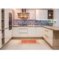 thumbnail image 6 of Ahgly Company Machine Washable Indoor Rectangle Abstract Orange Area Rugs, 2' x 3', 6 of 7