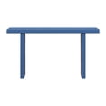 thumbnail image 3 of 59-Inch Sofa Side Table, Atumon Storage Console Table, Modern Entryway Table, Wood Console Table with Open Shelf, Console Table for Entryway Hallway Living Room, 59"L x 16.5"W x 31.8"H, Blue, 3 of 10