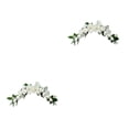 thumbnail image 3 of Ounissouiy Guirnalda de flores para puerta, colgante colgante, accesorios para el hogar, artificiales, sin rebabas, elegante, 75cm, decorativo Type1 NO1, 3 of 6