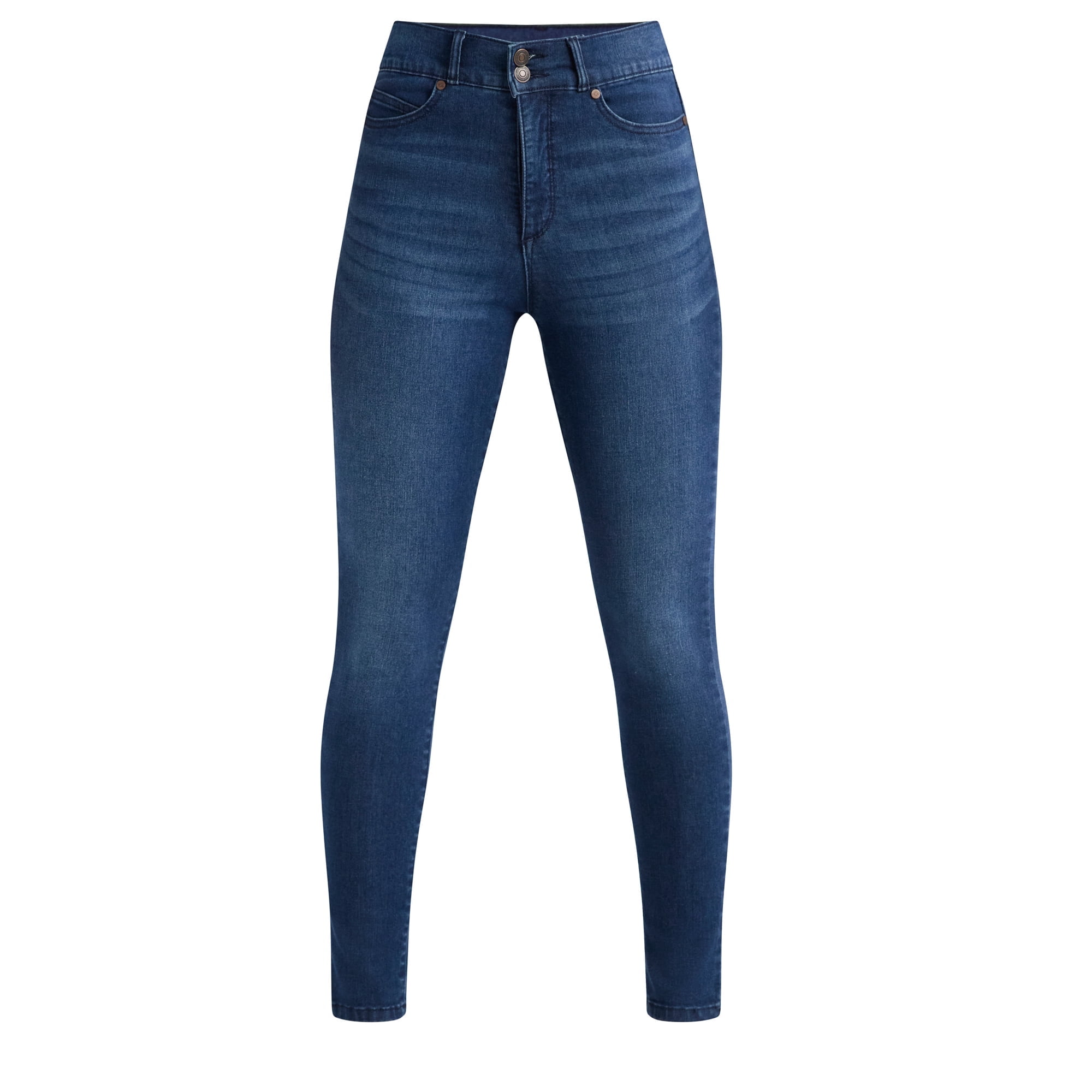 Sofia Jeans Women's and Women's Plus Eva Contouring Skinny High Rise Ankle Jeans, 25" and 27" Inseams, Sizes 0-28