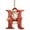 H, variant on Luoshdecor 26 Letter Ornaments Christmas Tree Decoration,Acrylic Personalized Santa Claus Initial Letter Decor for Tree DIY Craft Christmas Fireplace Party(B)