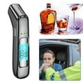 thumbnail image 3 of Portable Breathalyzer Professional Breath Alcohol Tester LCD Display For Drunk Driving Car Test Alcohol Electronics, 3 of 9