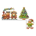 thumbnail image 3 of Gato Navidad Artesanal para Puerta Adorno Fiesta, 3 of 6