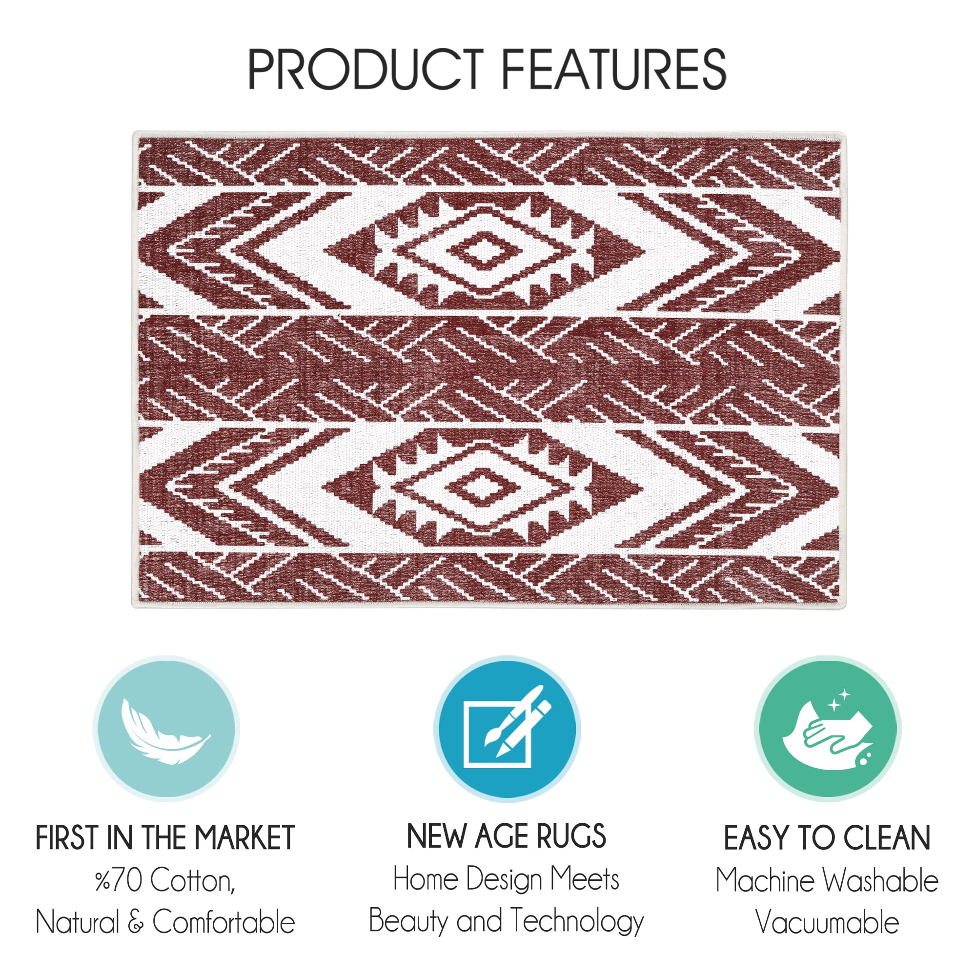 Sussexhome Under Sink Mat - Ultra-Absorbent Cotton Shelf Liners For Kitchen Cabinets - Non-Slip, Waterproof Backing - Machine Washable Surface Protector - Durable Cover, Customizable, Easy To Cut