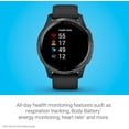 thumbnail image 4 of Refurbished (Good) Garmin Venu Smartwatch GPS + Cellular - Granite Black with Slate Hardware, 4 of 4