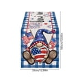 thumbnail image 3 of Linnome Independence Day Table Runner 12.99x72.05 Inch Patriotic Star Stripe Print Polyester for Living Room Coffee Table Kitchen, 3 of 6