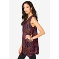 thumbnail image 4 of Roaman's Women's Plus Size Sleeveless Angelina Tunic, 4 of 5