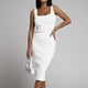 thumbnail image 3 of Gibobby Vestido De Mujer De Corte Vestido de color sólido de las mujeres Casual Sexy Color Tank Vestido Elástico Vestido Midi básico sin Sleeveless(Blanco,M), 3 of 5