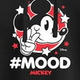 thumbnail image 3 of Disney - Mickey Mouse - Hashtag Mood - Juniors Cropped Pullover Hoodie, 3 of 5