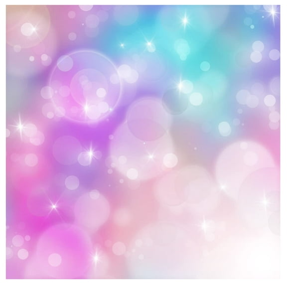 Printed Adhesive Vinyl Unicorn Bokeh (A) Pattern Permanent Adhesive