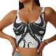 thumbnail image 1 of Balery Abstract Ink Octopus Sujetadores deportivos con espalda cruzada para mujer, acolchados, sin costuras, de alto impacto, ideales para yoga, gimnasio, entrenamiento y fitness.-XX-Large, 1 of 8