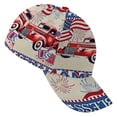 thumbnail image 4 of Patriotic Red Truck God Bless America baseball cap hat, 4 of 4