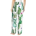 thumbnail image 3 of Bingfone Pajamas For Women,Cactus Plants1 Pajama Pants With Pockets-Small, 3 of 9