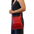 thumbnail image 3 of Casaba Womens Genuine Leather Crossbody Purse Shoulder Messenger Bag Organizer, 3 of 3