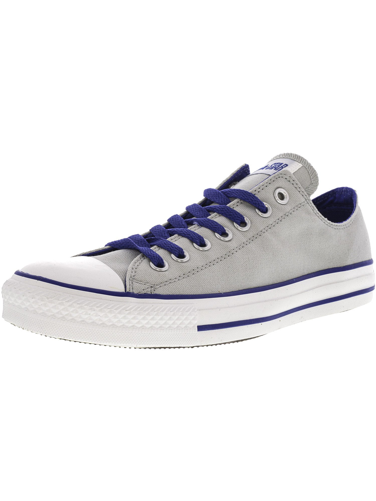 Converse Chuck Taylor All Star Ox Cloud Gray / Blue Ankle-High Fashion  Sneaker - 9M 7M 